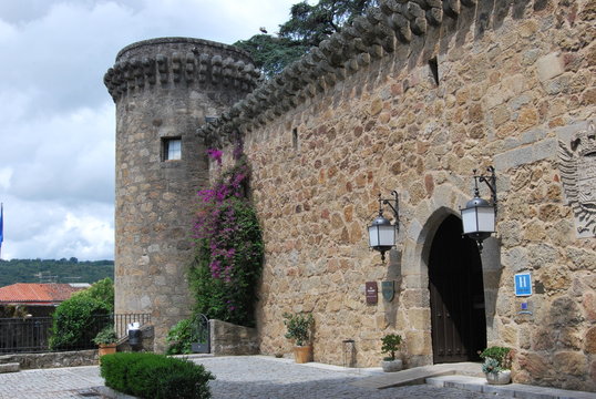 Castillo de Jarandilla de la Vera, Caceres, actual parador nacional de Jarandilla de la Vera