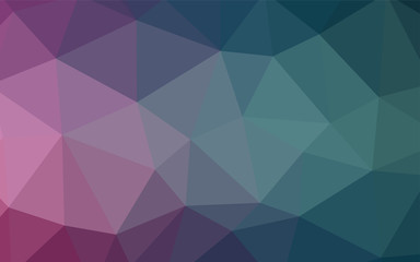 Light BLUE vector abstract polygonal background.