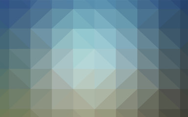 Light Blue, Yellow vector polygonal pattern.