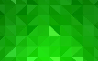 Dark BLUE vector gradient triangles template.