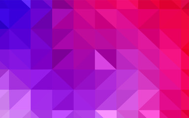 Obraz premium Light Pink, Yellow vector gradient triangles pattern.