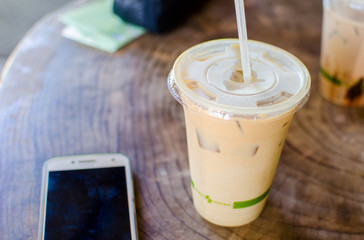 Iced Coffee Cup Outdoor Shop