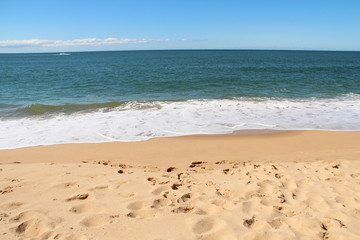 Fototapeta na wymiar Beach and the sea