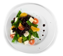 Salad with Cheese and Oranges