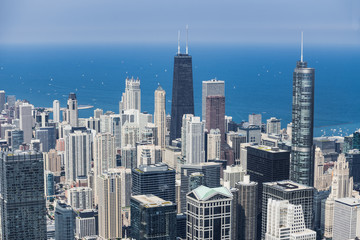 Chicago Skyline from the top of Willis Tower