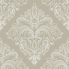 Classic Seamless Vector White Dotted Pattern