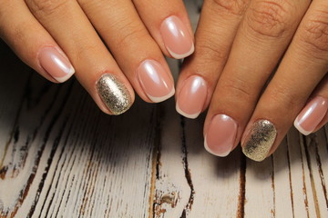 beautiful gel lacquer manicure