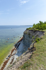 Panga Cliffs on the Baltic Sea in the Island of Saaremaa, Estonia
