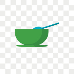 Food vector icon isolated on transparent background, Food logo design