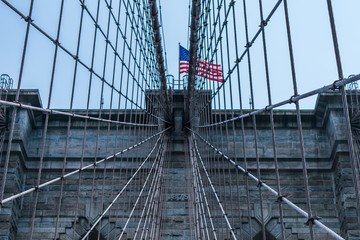 brooklyn bridge in new york