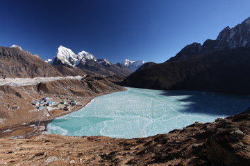 Amazing mountains on Himalayas - Nepal.