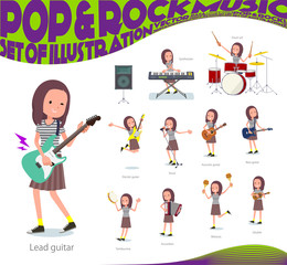 flat type Long hair women_pop music