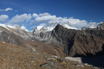 Amazing mountains on Himalayas - Nepal.