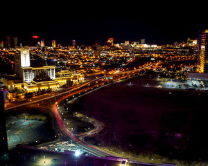 Fototapeta na wymiar Atlantic City at night
