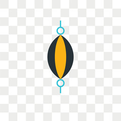 Punching ball vector icon isolated on transparent background, Punching ball logo design