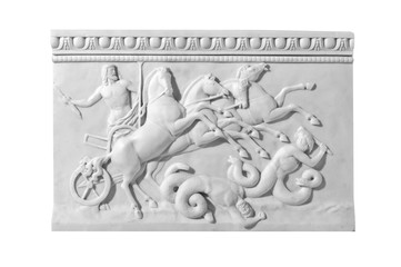 antique scene on a white background © Artem Merzlenko