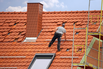 Tiling a roof