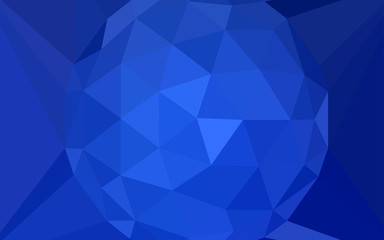 Light BLUE vector abstract polygonal background with a gem in a centre.