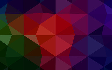 Light Red vector triangle mosaic cover.