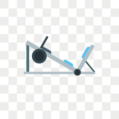 Machine vector icon isolated on transparent background, Machine logo design