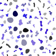 Fototapeta na wymiar Light BLUE vector seamless pattern with bent lines.