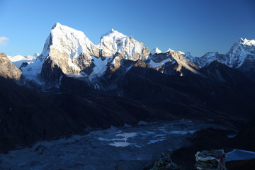 Amazing mountains on Himalayas - Nepal.