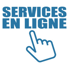 Logo services en ligne.