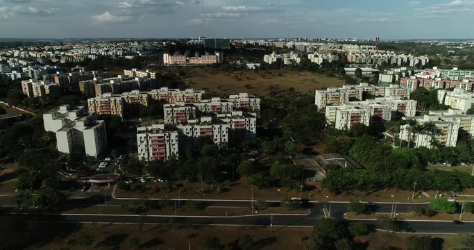 Vista a&eacute;rea do bairro Octogonal, Bras&iacute;lia
