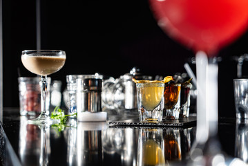 cocktail in the bar
