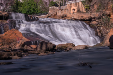 Waterfall at Reedy River park