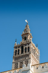 Fototapeta na wymiar Famous Cathedral of Sevilla in Andalucia, Spain, UNESCO World Heritage Site