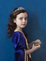  Young princess in a diadem