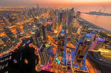 Obraz premium Dubai city view