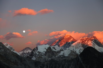 Amazing mountains on Himalayas - Nepal.
