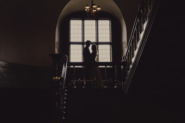 Happy married couple