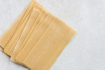 Ingredients for Vegetarian Spinach and Ricotta Lasagna