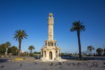 Turkey Izmir Old Clock Tower, Konak Square