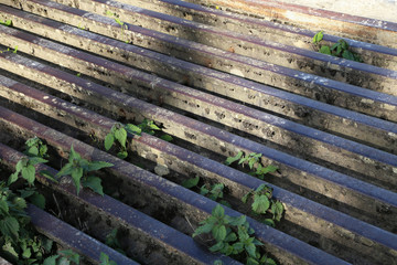 Lattice made of rails