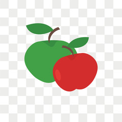 Apple vector icon isolated on transparent background, Apple logo design