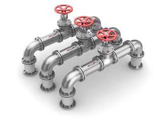 Industrial Pipeline and Valve