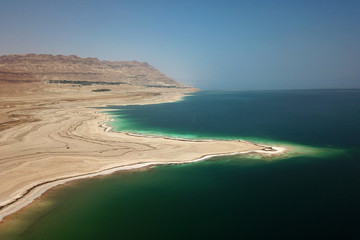 Aerial of Dead Sea