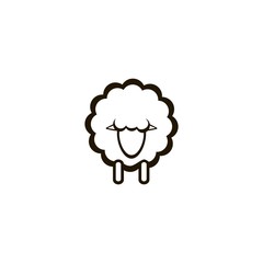 Sheep Icon. flat design