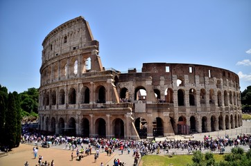 Fototapeta na wymiar View of the Colosseum