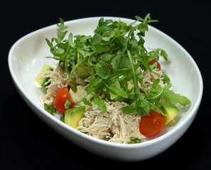 shredded chicken salad