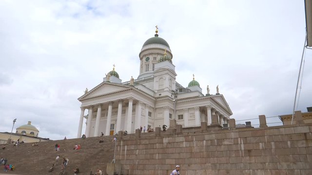Helsinki Cathedral&nbsp;is the&nbsp;Finnish Evangelical Lutheran&nbsp;cathedral&nbsp;of the&nbsp;Diocese of Helsinki, located by the Senate square in&nbsp;Helsinki,&nbsp;Finland. It is a major landmark of the city.