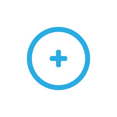 Circle with plus logo