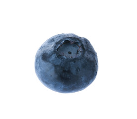 Fresh ripe blueberry on white background. Organic berry