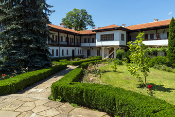 buildings of the nineteenth century in Sokolski Monastery Holy Mother's Assumption, Gabrovo region, Bulgaria