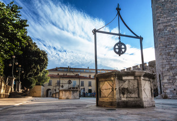 The Five Wells - Pet bunara square is a famous ladmark and attraction in Zadar