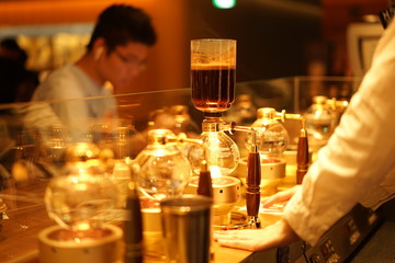 店内で飲むコーヒー